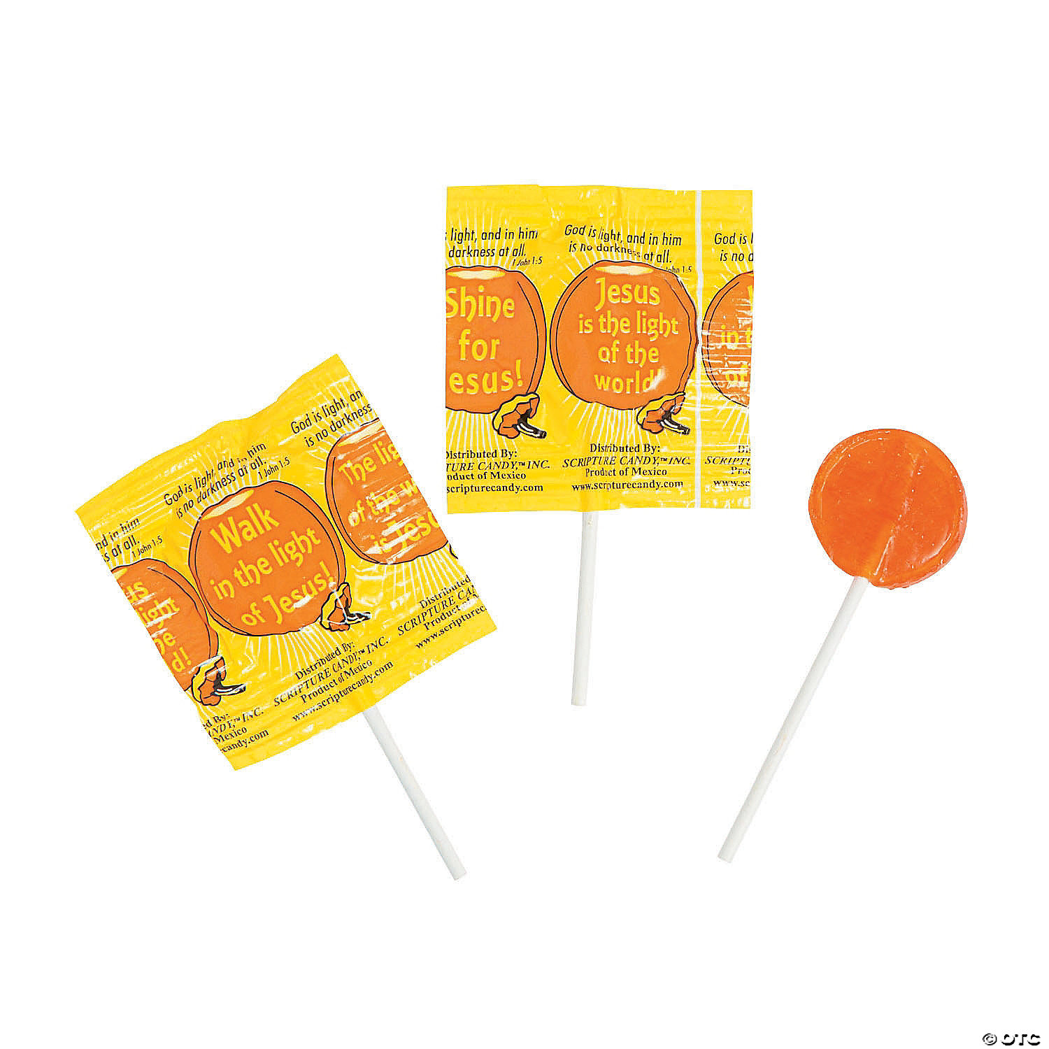 Christian Halloween Lollipops - 50 PACK